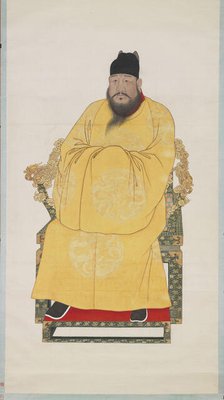 Portrait of the Xuande Emperor (1399-1435). Creator: Chinese Master.
