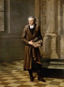 Portrait of the archaeologist Alexandre Lenoir (1761-1839). Artist: Delafontaine, Pierre-Maximilien (1774-1860)