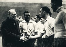 'Association Football at Wembley - England v. Scotland', 4 October 1941, (1945). Creator: Unknown.