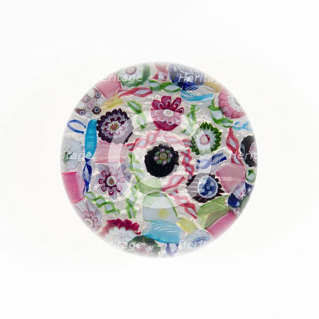 Paperweight, Clichy, 19th century. Creator: Clichy Glassworks.