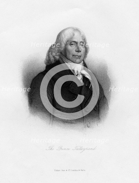 Charles Maurice de Talleyrand-Perigord, French diplomat, 19th century. Artist: Unknown