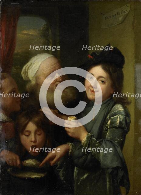 'Every one his fancy', 1670-1675. Creator: Godfried Schalcken.