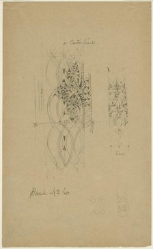 McVickers Theater, Chicago, Illinois, Sketch, c. 1883-1891. Creator: Louis Sullivan.