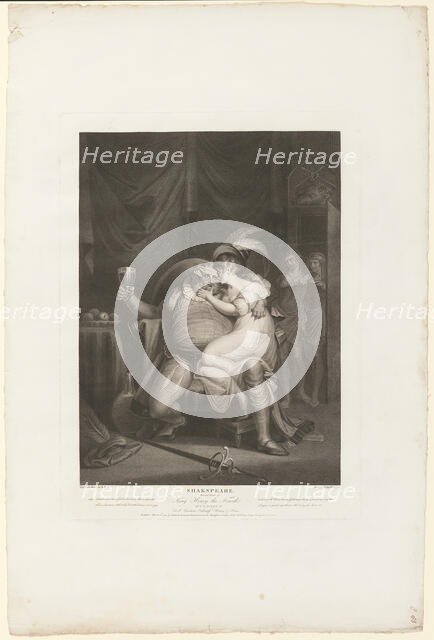 Prince Hal and Poins Surprise Falstaff with Doll Tearsheet, 1795. Creator: William Satchwell Leney.