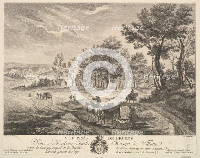 View near Bruges (Vue Prés [sic] de Bruges). Creator: Martin de Monchy.