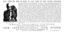 The International Fur Store, 1883.  Creator: Unknown.