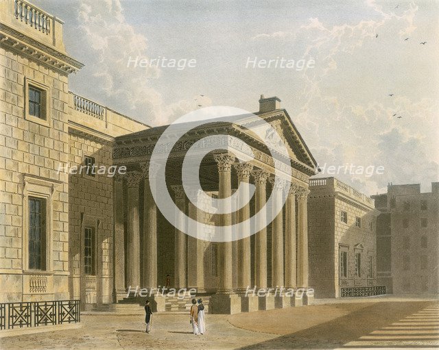 North entrance of the Carlton House, Westminster, London. Artist: Unknown