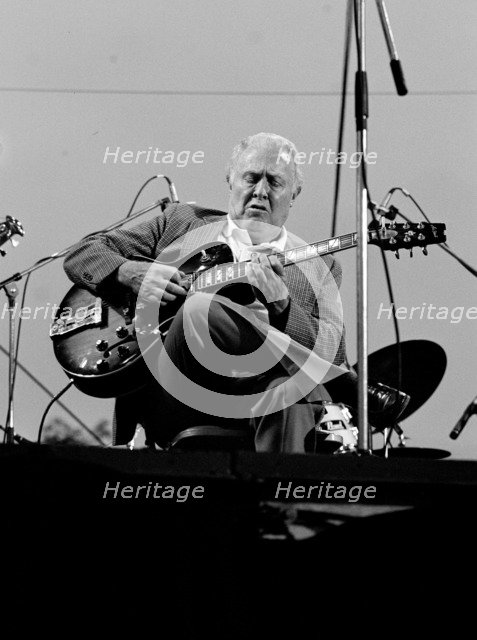 Herb Ellis, Knebworth Jazz Festival, Herts, July 1982. Artist: Brian O'Connor.