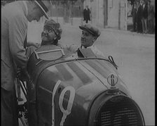 William Grover-Williams the Winner of Grand Prix Motor Race in Monte Carlo, 1929. Creator: British Pathe Ltd.