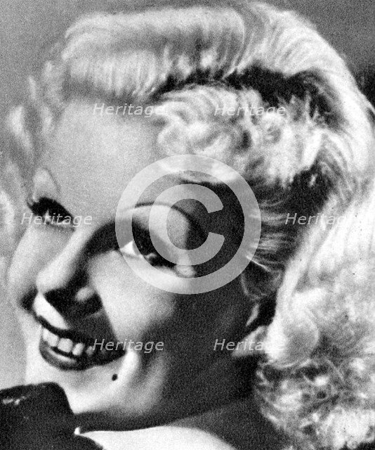 Jean Harlow, American actress, 1934-1935. Artist: Unknown