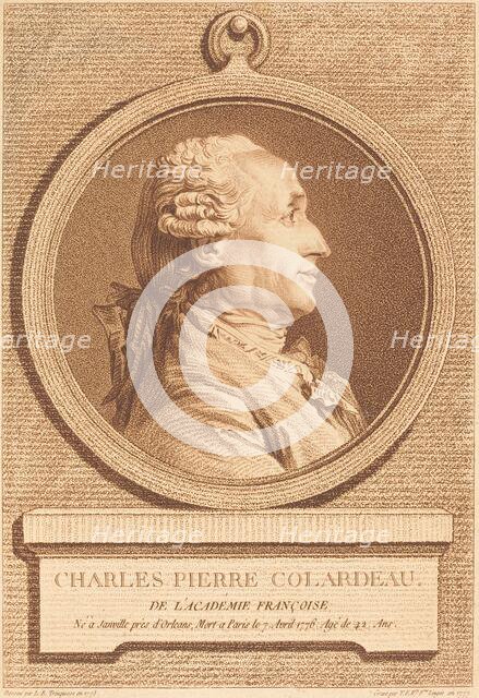 Charles Pierre Colardeau, 1777. Creator: Therèse Éléonore Lingée.