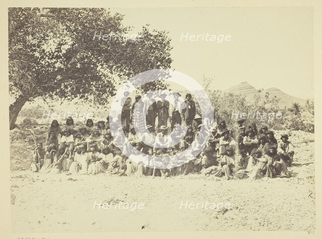 Group of Pah-Ute Indians, Nevada, 1871. Creator: Tim O'Sullivan.