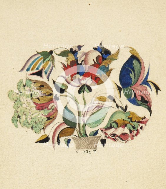 Bouquet of flowers , 1922.