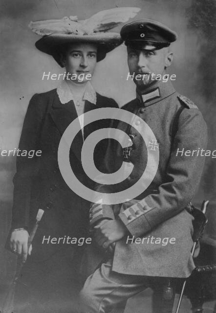 Prince Oscar & wife, between c1910 and c1915. Creator: Bain News Service.