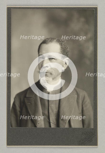 Cabinet card of Rev. G.H.S. Bell, February-March 5, 1894. Creator: C. M. Bell Studio.