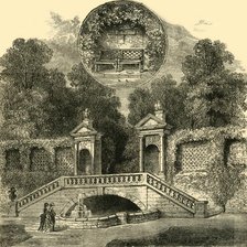 'Rogers' Seat and Inigo Jones' Gateway, Holland House', c1876. Creator: Unknown.