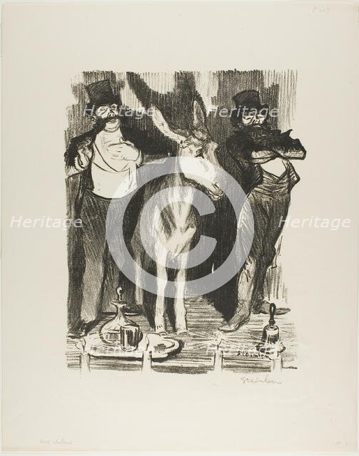 To the Electors, May 1898. Creator: Theophile Alexandre Steinlen.