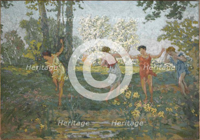 Eurydice Bitten by a Snake, 1913. Creator: Roussel, Ker-Xavier (1867-1944).