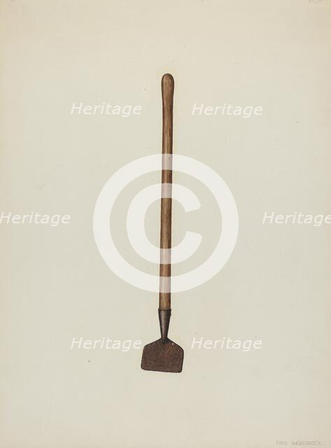 Turpentine Scraper, c. 1940. Creator: Fred Hassebrock.