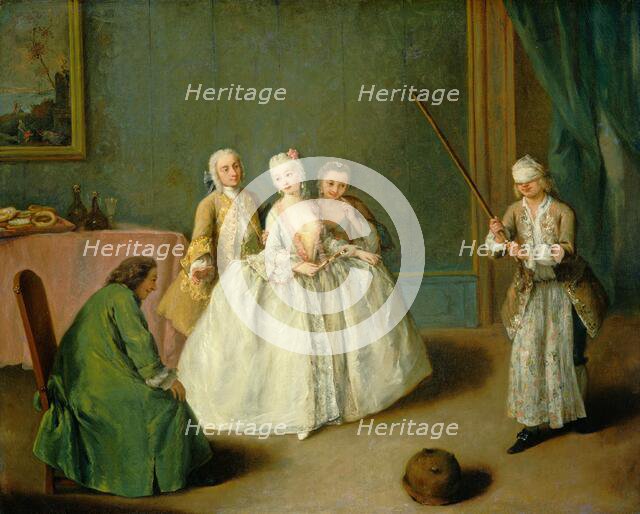 The Game of the Cooking Pot, c. 1744. Creator: Pietro Longhi.