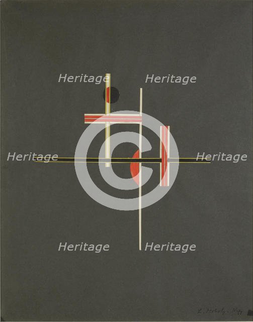 Red and black balance, 1922. Artist: Moholy-Nagy, László (1895–1946)