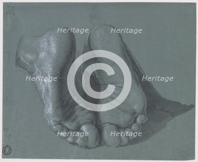 Study of Two Feet, c.1508. Artist: Dürer, Albrecht (1471-1528)