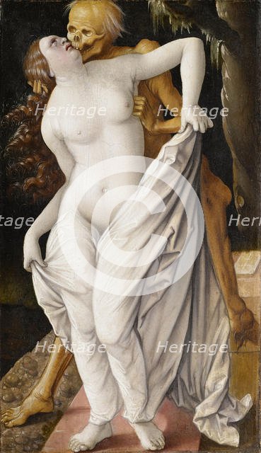 The death and the wife, ca 1521-1525. Creator: Baldung (Baldung Grien), Hans (1484-1545).