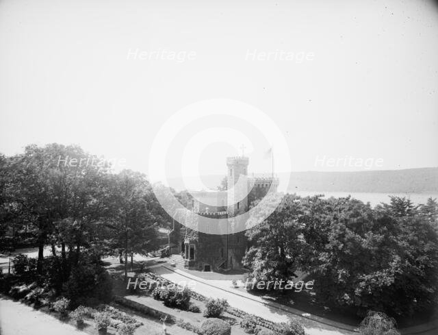Castle, Academy of Mount St. Vincent, front view, New York, N.Y., between 1905 and 1915. Creator: Unknown.