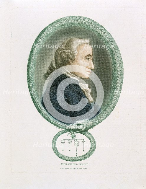 Immanuel Kant, German philosopher, 1812. Artist: Unknown