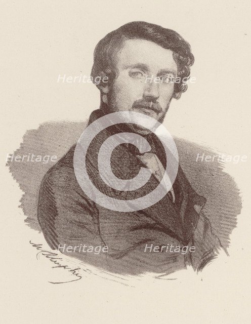 Portrait of the composer Gaetano Donizetti (1797-1848).