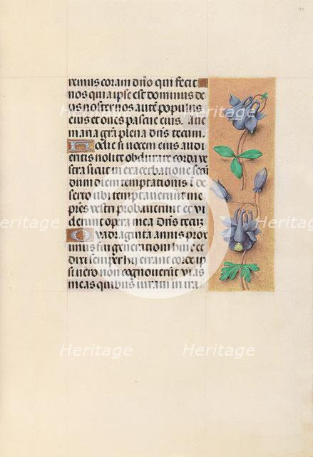 Hours of Queen Isabella the Catholic, Queen of Spain: Fol. 99r, c. 1500. Creator: Master of the First Prayerbook of Maximillian (Flemish, c. 1444-1519); Associates, and.