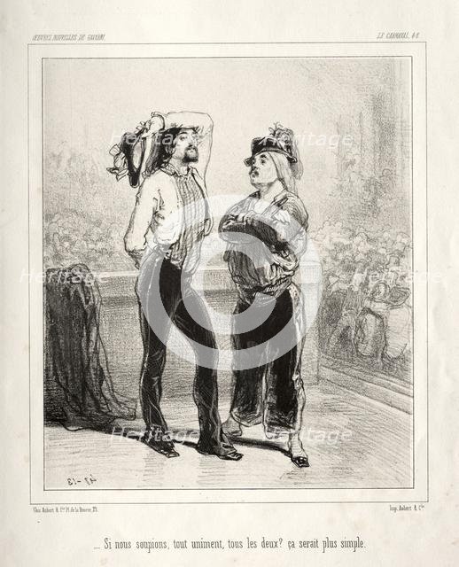 Carnaval. Creator: Paul Gavarni (French, 1804-1866).