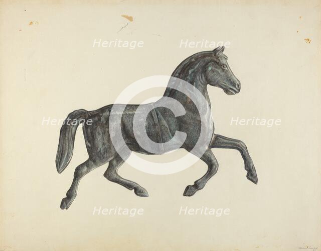 Weather Vane, c. 1938. Creator: Mina Lowry.