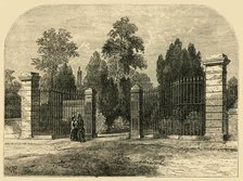 'Entrance to Brompton Cemetery', c1876. Creator: Unknown.