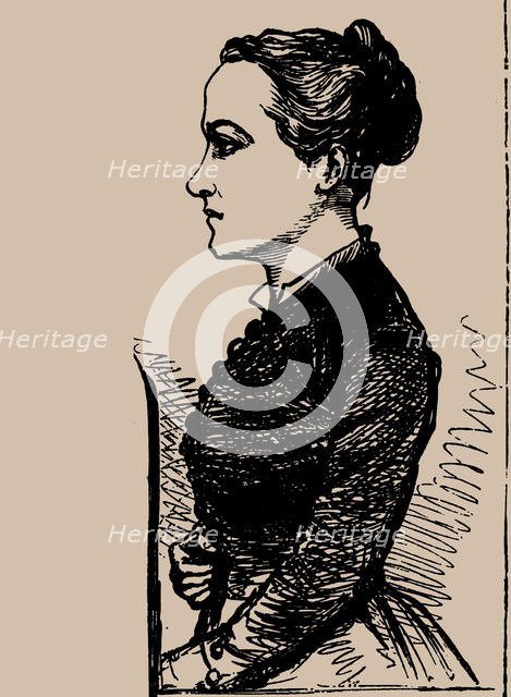 Sophia Perovskaya before the Court, 1881. Creator: Anonymous.