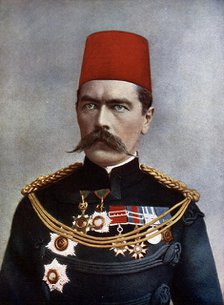 Major General Lord Kitchener of Khartoum, GCB, KCMG, RE, 1900s. Creator: Gabriel Lekegian.