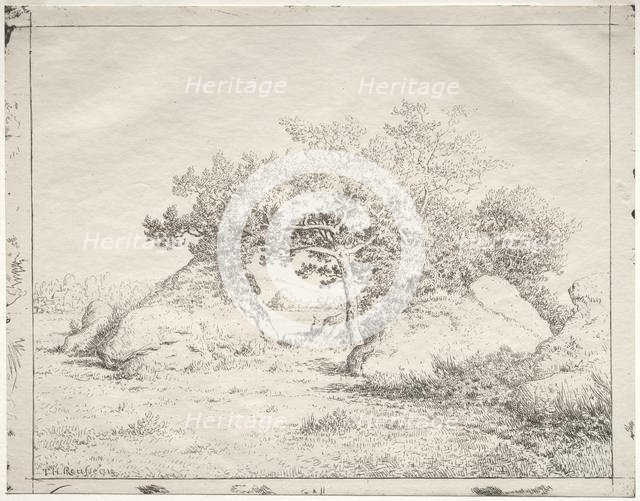 Cherry Tree at Blau. Creator: Théodore Rousseau (French, 1812-1867).