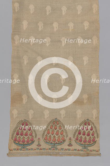 Towel or Napkin, Turkey, 19th century. Creator: Unknown.
