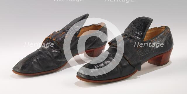 Court shoes, French, 1780-1800. Creator: Unknown.
