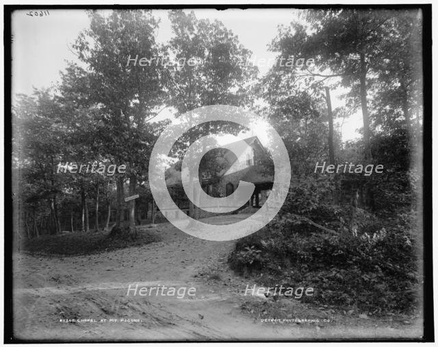 Chapel at Mt. Pocono, between 1890 and 1901. Creator: Unknown.