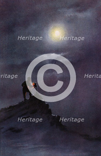 ' Birdie Bowers Reading The Thermometer on the Ramp, June 6th, 1911', (1913). Artist: Edward Wilson.