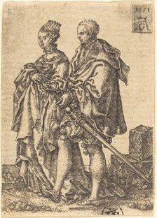 Dancing Couple, 1551. Creator: Heinrich Aldegrever.