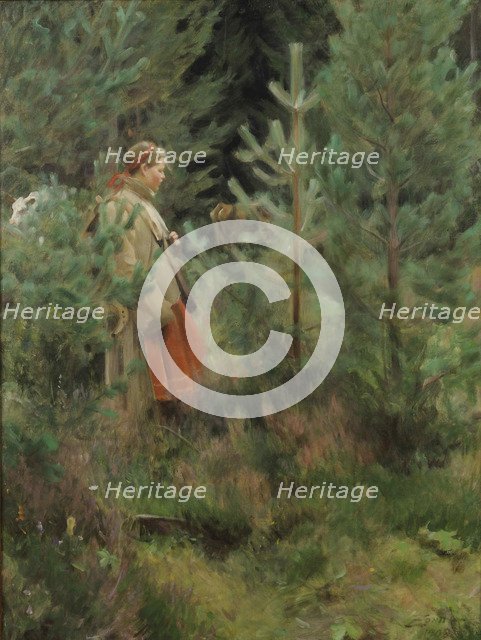 Herdsmaid (Vallkulla), 1908.