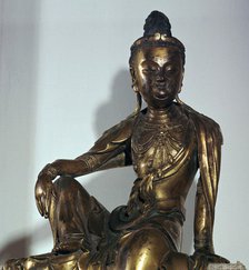 Chinese statuette of the Bodhisattva Kuan-yin, 12th century. Artist: Unknown