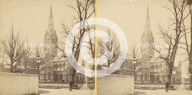 Group of 17 Early Stereograph Views of British Churches, 1850s-1910s. Creator: Unknown.