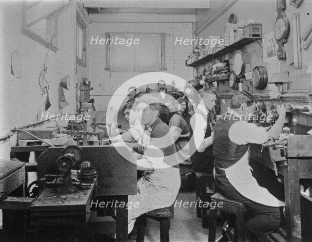 Jeweller's workshop, c1900s. Creator: Robert Augustus Henry L'Estrange.