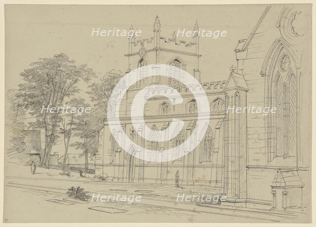 Bangor Cathedral, 1881. Creator: Allen Edward Everitt.