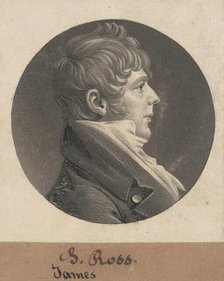 J. Ross, 1803. Creator: Charles Balthazar Julien Févret de Saint-Mémin.