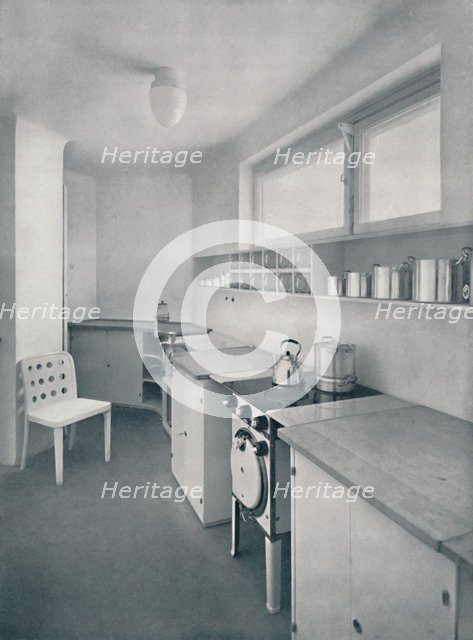 'A kitchen designed by Professor Oswald Haerdtl, of Vienna', 1935. Artist: Unknown.