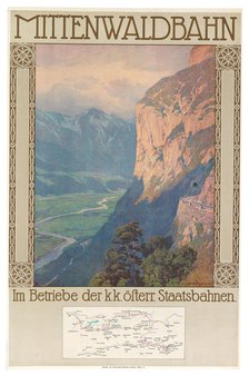 Mittenwald Railway, c. 1912. Creator: Jahn, Gustav (1879-1919).